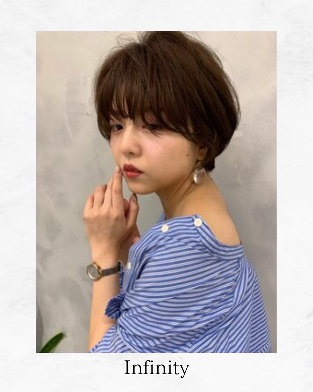 やわらかく魅せる、前髪ありショートボブ✂️